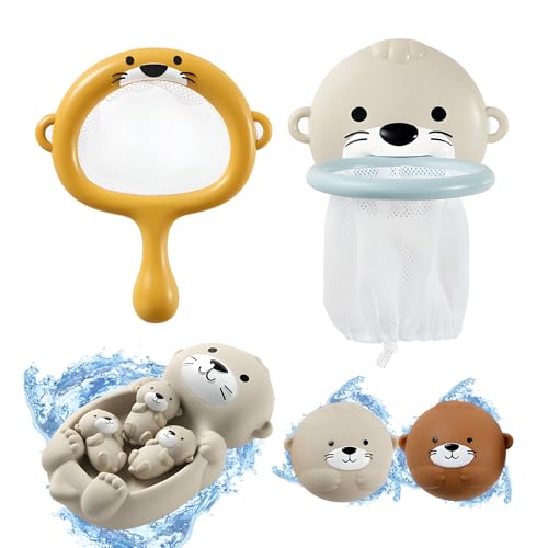Badewannenspielzeug,Badespielzeug,Badespielzeug Baby ab 1 Jahr,Planschbecken Spielzeug,Baby Wasserspielzeug Niedliche Otterform Vielfältiges Spielerlebnis Geschenke für Jungen und Mädchen Badewannenspielzeug,Badespielzeug,Badespielzeug Baby ab 1 Jahr,Planschbecken Spielzeug,Baby Wasserspielzeug Niedliche Otterform Vielfältiges Spielerlebnis Geschenke für Jungen und Mädchen von TAIZER