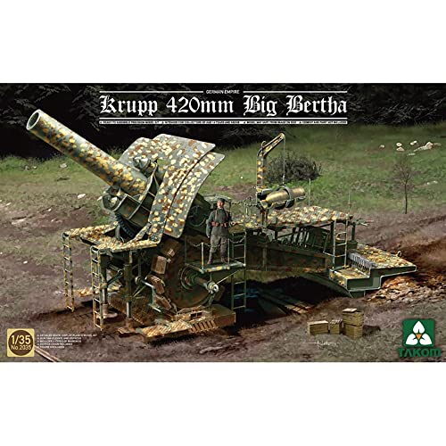 Takom TAK-2035 - Modellbausatz German Empire Big Bertha Siege, 420 mm von TAMIYA