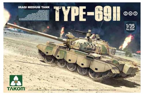 TAKOM TAK-2054 - Modellbausatz Iraqi Medium Tank Type-69 II 2-in-1 von TAKOM