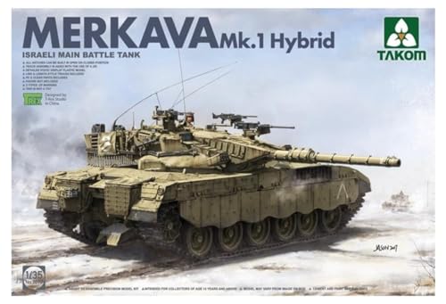 TAKOM TAK-2079 Modellbausatz Israeli Main Battle Tank Mekava 1 Hybrid von TAKOM