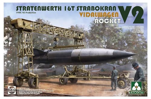 TAKOM TAK2123 1/35 STRATENWERTH 16T STRABOKRAN, VIDALWAGEN, Rocket V2, Mehrfarbig von TAKOM