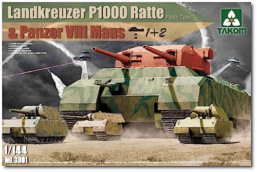 TAKOM TAK3001 - 1/144 Landkreuzer P1000 Ratte Panzer von TAKOM