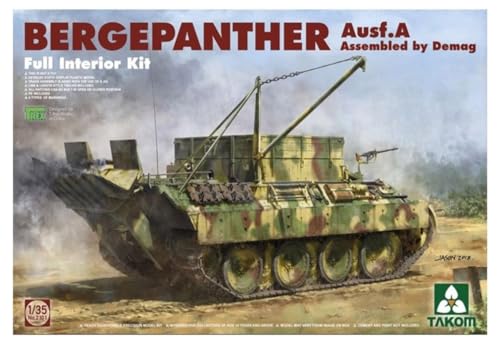 TAKOM Model 2101: 1/35; WWII German Medium Tank SD.Kfz.171/267 Bergepanther/Zimmerit/Full Interior Kit von TAKOM