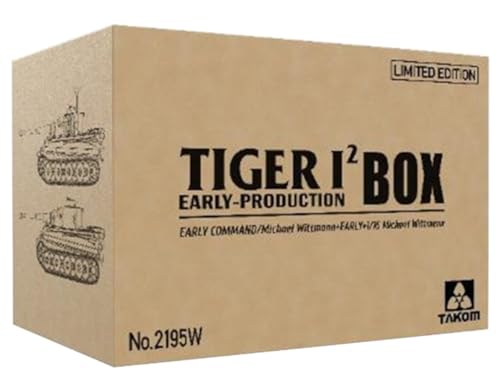 TAKOM - Tiger I² Early Production Box & 1:16 Wittmann | Takom|2195 w| 1:35 1:16 Modellbau Panzer Promo TAKOM - Tiger I² Early Production Box & 1:16 Wittmann | Takom|2195 w| 1:35 1:16 Modellbau Panzer Promo von TAKOM