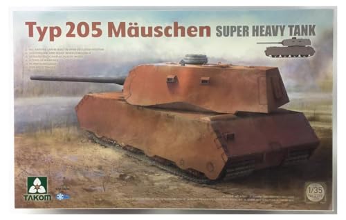 Takom 2159 TAK2159 Typ 205 Mäuschen Super Heavy Tank Maßstab 1:35 - Modellbau von TAKOM