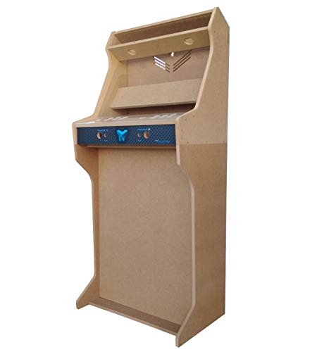 TALENTEC Bartop Set + Sockel 24 Zoll aus MDF-Holz + Methacrylat. 28 mm Löcher für Kontrollen – Knöpfe TALENTEC Bartop Set + Sockel 24 Zoll aus MDF-Holz + Methacrylat. 28 mm Löcher für Kontrollen – Knöpfe von TALENTEC