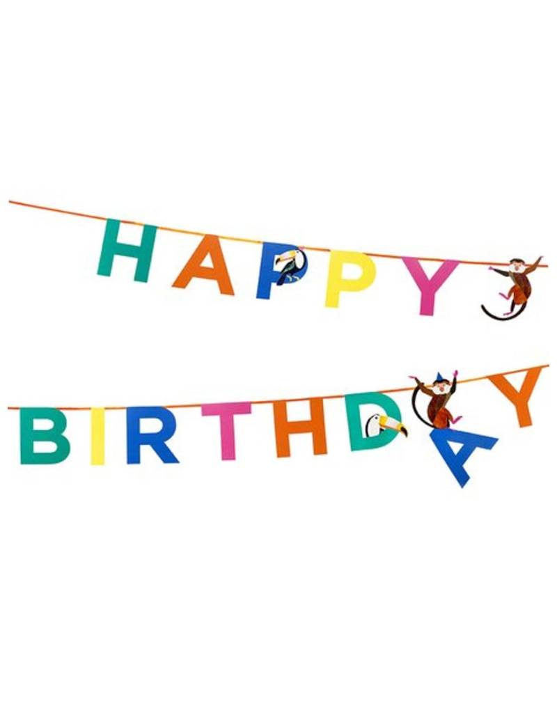 Papp-Girlande Party Animal Happy Birthday Dschungel 3,5 m Papp-Girlande Party Animal Happy Birthday Dschungel 3,5 m von TALKING TABLES