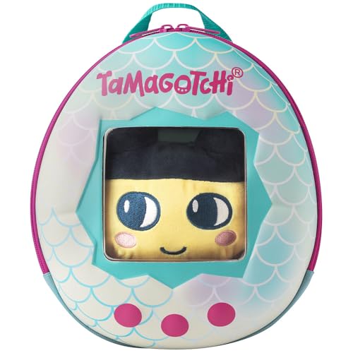 Bandai 90781 Tamagotchi Mametchi Rucksack, Mehrfarbig, 3-in-1-Plüschtier, ideal für Kinder ab 3 Jahren, kümmern Sie Sich um Ihr Haustier und Lassen Sie es vom Ei bis zum Erwachsenen wachsen von TAMAGOTCHI