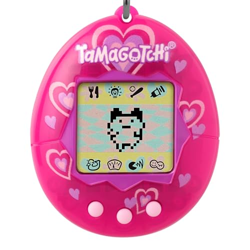 Bandai - Tamagotchi - Tamagotchi Original - Lots of Love - Elektronisches virtuelles Tier mit Farbdisplay, Spielen - Interaktives Haustier auf Deutsch - Spielzeug für Kinder ab 8 Jahren - 42975 von TAMAGOTCHI