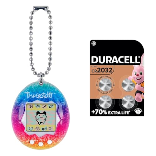 Bandai-Tamagotchi-Original-Tamagotchi-Unicorn-virtuelleselektronischesHaustiermitDisplay,3TastenundSpielen-42927 + Duracell Specialty 2032 Lithium-Knopfzelle 3 V, 4er-Packung , mit Kindersichere Techn Bandai-Tamagotchi-Original-Tamagotchi-Unicorn-virtuelleselektronischesHaustiermitDisplay,3TastenundSpielen-42927 + Duracell Specialty 2032 Lithium-Knopfzelle 3 V, 4er-Packung , mit Kindersichere Techn von TAMAGOTCHI
