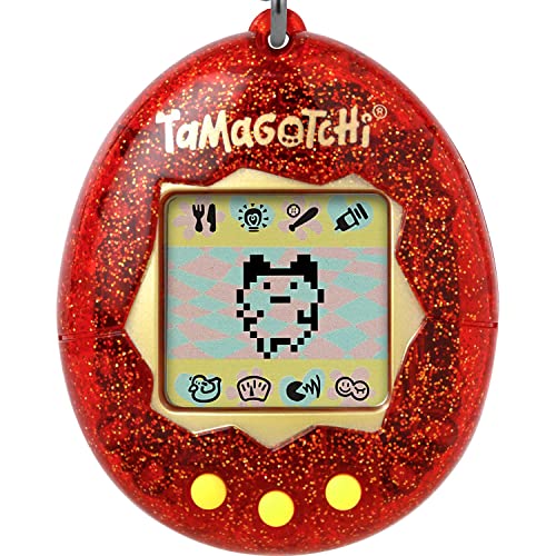 TAMAGOTCHI 42937 Spielzeug Bandai Original Red Glitter-virtuelles elektronisches Haustier-42937 von TAMAGOTCHI