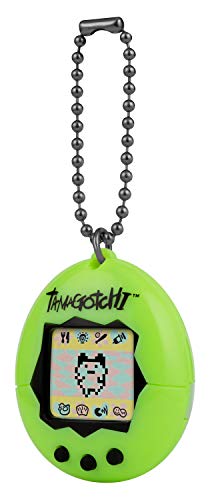 TAMAGOTCHI Original Bandai, Gen 1, Neon-Muschel mit Kette - Das Original Virtual Reality Pet von TAMAGOTCHI