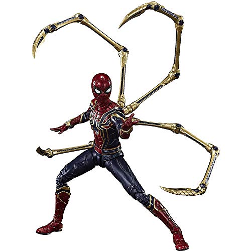 TAMASHII NATIONS Bandai Hobby Avengers: Endgame S.H. Figuarts Action Figur Iron Spider (Final Battle) 15 cm, Mehrfarbig von TAMASHII NATIONS