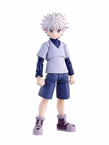 TAMASHII NATIONS S.H. Figuarts Hunter x Hunter Killua, ca. 135 mm, PVC und ABS, Actionfigur vorbemalt von TAMASHII NATIONS