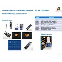 1:24 M-B Actros MP4 Gigaspace 1:24 M-B Actros MP4 Gigaspace von TAMIYA-CARSON Modellbau GmbH&Co.KG