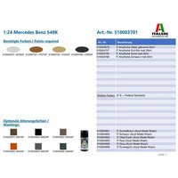 1:24 Mercedes Benz 540K von TAMIYA-CARSON Modellbau GmbH&Co.KG