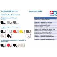 1:6 Honda CB750F 1979 1:6 Honda CB750F 1979 von TAMIYA-CARSON Modellbau GmbH&Co.KG