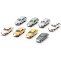H0 Sc Mb W123 8er-Set 4x Limo./4xkombi von TAMIYA-CARSON Modellbau GmbH&Co.KG