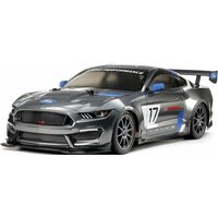 Tamiya TT-02 Ford Mustang GT4 Brushed 1:10 RC Modellauto Elektro Straßenmodell Allradantrieb (4WD) Bausatz von TAMIYA-CARSON Modellbau GmbH&Co.KG