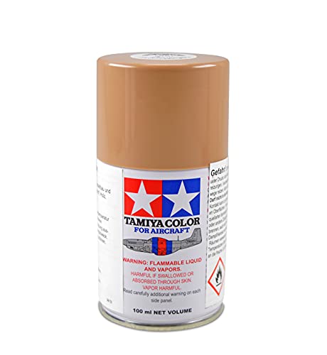 TAMIYA 86515 AS-15 Hellbraun matt (TAN) (USAF) 100ml - Sprühfarbe für Plastikmodellbau, speziell für Flugzeugmodelle, Modellbau und Bastelzubehör von TAMIYA