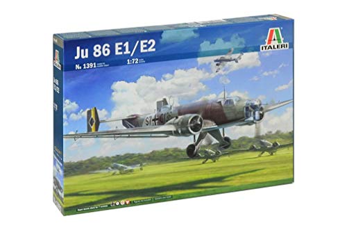 ITALERI 1391S - 1:72 JU-86 E-1/E-2 , Modellbau, Bausatz, Standmodellbau, Basteln, Hobby, Kleben, Plastikbausatz, detailgetreu, Unlackiert ITALERI 1391S - 1:72 JU-86 E-1/E-2 , Modellbau, Bausatz, Standmodellbau, Basteln, Hobby, Kleben, Plastikbausatz, detailgetreu, Unlackiert von Italeri