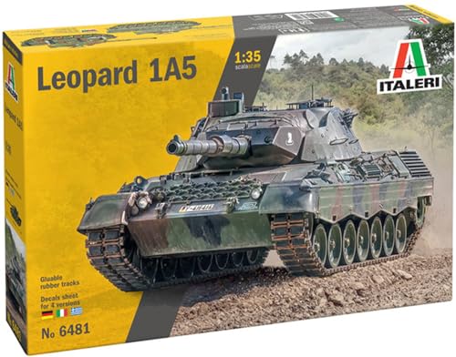 Italeri 510006481-1:35 Leopard 1 A5, Nicht Bemalt Italeri 510006481-1:35 Leopard 1 A5, Nicht Bemalt von Italeri