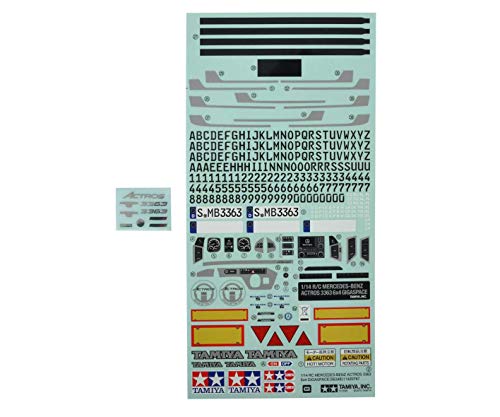 Sticker MB Actros 3363 / 56348 Sticker MB Actros 3363 / 56348 von TAMIYA