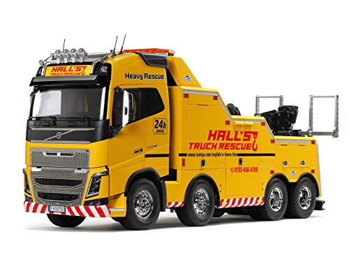 TAMIYA 56362 1:14 Volvo FH16 Abschlepper 8x4, Bausatz zum Zusammenbauen, RC Truck, fernsteuerbarer, Lastwagen, LKW, Konstruktionsspielzeug, Modellbau, Basteln, Gelb TAMIYA 56362 1:14 Volvo FH16 Abschlepper 8x4, Bausatz zum Zusammenbauen, RC Truck, fernsteuerbarer, Lastwagen, LKW, Konstruktionsspielzeug, Modellbau, Basteln, Gelb von TAMIYA
