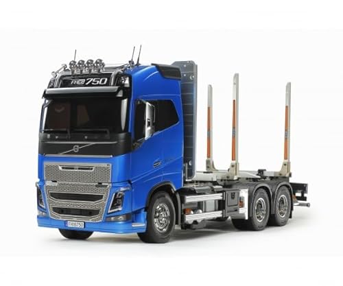 TAMIYA 1:14 RC XB Volvo FH16 Holztransporter aufgebaut, lackiert Full Option von TAMIYA