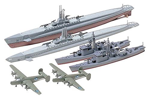 TAMIYA 1:700 US U-Boot Gato m. Jap.U-Jagdboot, Modellbau, Plastik Bausatz, Basteln, Hobby, Kleben, Plastikbausatz von TAMIYA