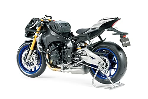 TAMIYA 14133 - 1:12 Yamaha YZF-R1M, Modellbau, Plastik Bausatz, Hobby, Basteln, Kleben, Modellbausatz, Modell, Zusammenbauen, Unlackiert von Tamiya