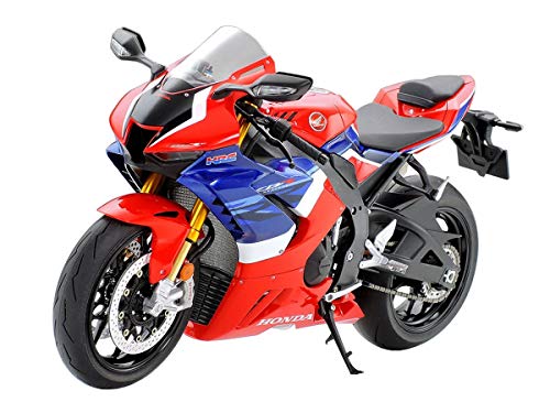 TAMIYA 14138 300014138 Honda Fahrzeug 1:12 CBR 1000-RR-R Fireblade SP, originalgetreue Nachbildung, Modellbau, Plastik Bausatz, Basteln, Hobby, Kleben, Modellbausatz, Zusammenbauen, unlackiert von TAMIYA