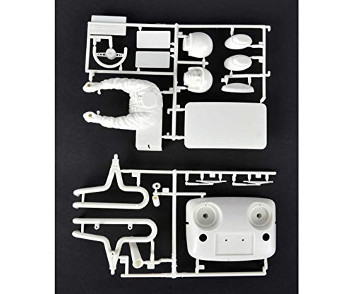 TAMIYA 161014 319115270 - Zubehör: P-Teile P1-16 Fahrer/Auspuff 58452, Weiß von Tamiya