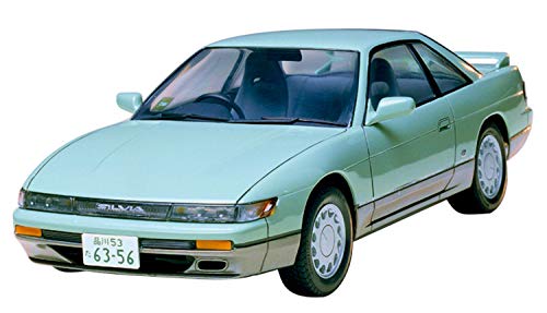 TAMIYA 24078 1:24 Nissan Silvia K´s - Modellbau, Plastik Bausatz, Hobby, Basteln, Kleben, Modellbausatz, Modell, Plastikmodellbau, Mittel, silver/gray von Tamiya