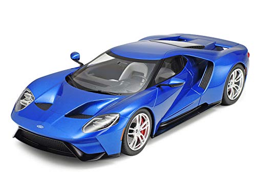 TAMIYA 24346 - 1:24 Ford GT, Modellbau, Plastik Bausatz, Hobby, Basteln, Kleben, Modellbausatz, Modell, Zusammenbauen, Unlackiert von Tamiya