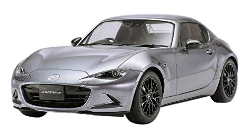 TAMIYA 1:24 Mazda MX-5 RF, originalgetreue Nachbildung, Modellbau, Plastik Bausatz, Basteln, Hobby, Kleben, Modellbausatz, Zusammenbauen, unlackiert von TAMIYA