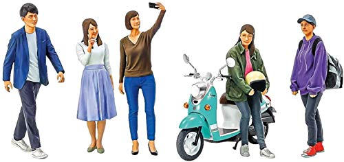 TAMIYA - 1:24 Figuren-Set Campus Friends II, sehr detaillierter Modellbausatz, Plastikbausatz, Bausatz zum Zusammenbauen, detaillierte Nachbildung, unlackiert TAMIYA - 1:24 Figuren-Set Campus Friends II, sehr detaillierter Modellbausatz, Plastikbausatz, Bausatz zum Zusammenbauen, detaillierte Nachbildung, unlackiert von TAMIYA