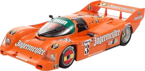 TAMIYA 24372 1:24 Porsche 962C Jägermeister - Modellbau, Plastik Bausatz, Hobby, Basteln, Kleben, Modellbausatz, Modell, Plastikmodellbau von TAMIYA