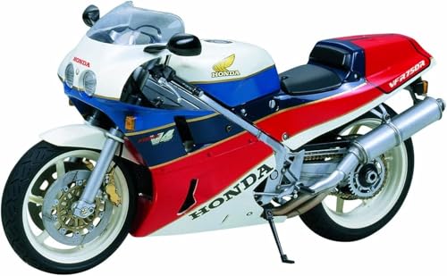 TAMIYA 300014057 - 1:12 Honda VFR 750R 1987 Motorrad, Silber, Mittel von Tamiya