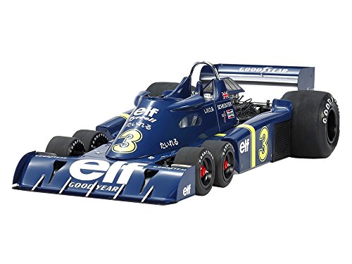 Tamiya 300020058 1/20 Tyrrell P34 Six Wheeler Plastic Model Kit, with Photo Etched Parts Indy 500 Autos Spielzeug-Formel 1, Blau von Tamiya