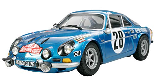 Tamiya 300024278-1:24 Renault Alpine A110 ´71 Monte Carlo,originalgetreue Nachbildung, Plastik Bausatz, Basteln, Modellbausatz, Zusammenbauen, unlackiert von TAMIYA