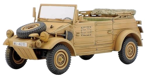 Tamiya 300032501-1:48 WWII Deutsche Kübelwagen Typ 82 Panzerkampfwagen K1, Beige Tamiya 300032501-1:48 WWII Deutsche Kübelwagen Typ 82 Panzerkampfwagen K1, Beige von TAMIYA