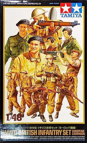 Tamiya 300032526 - WWII Figuren-Set Britische Infantrie Europa, Militär-Bausatz 1:48 Tamiya 300032526 - WWII Figuren-Set Britische Infantrie Europa, Militär-Bausatz 1:48 von TAMIYA