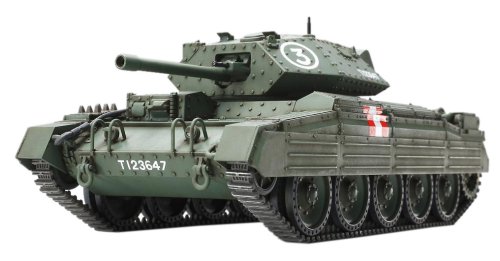 TAMIYA 300032555 - WWII Britischer Panzer Crusader Mk.III&IV, Militär-Bausatz 1:48 von TAMIYA
