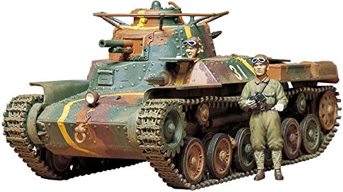 Tamiya 300035075-1:35 WWII Japanischer Militär Panzer Typ97 Chi-Ha (2) von Tamiya