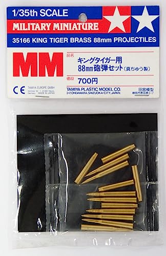 TAMIYA 300035166 - 1:35 WWII Deutsche Projektil Königstiger, 88 mm von TAMIYA