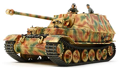 TAMIYA 300035325 - 1:35 WWII Deutscher Schwerer Kampfpanzer Elefant, Beige von TAMIYA