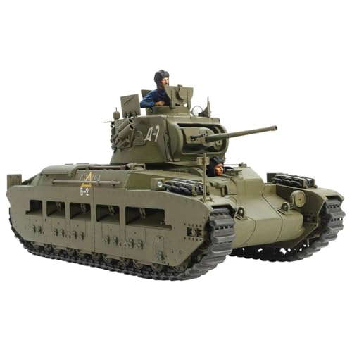 Tamiya 300035355 1:35 Brit. Pz Matilda Mk.III/IV Red Army,originalgetreue Nachbildung, Plastik Bausatz, Basteln, Modellbausatz, Zusammenbauen, unlackiert von TAMIYA