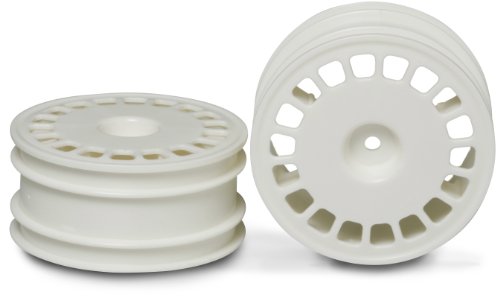 Tamiya 300053880 - DF-03 Buggy-Felgen Dish vorne 62/25, 2 Stück, weiß von TAMIYA