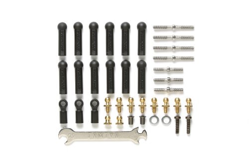 Tamiya 300054539 - TT-02B Li/Re-Gewindestangenset Einstellbar, 7 Stück, Weiß Tamiya 300054539 - TT-02B Li/Re-Gewindestangenset Einstellbar, 7 Stück, Weiß von Tamiya